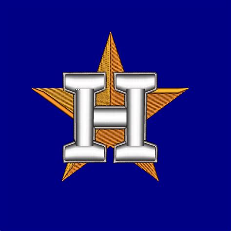 Houston Astros Puffed Logo for Cap – Mydigitize.mx