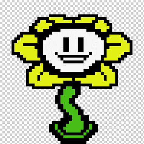 Undertale Pixel Art Flowey Huesos De Flores Diverso Texto Talón