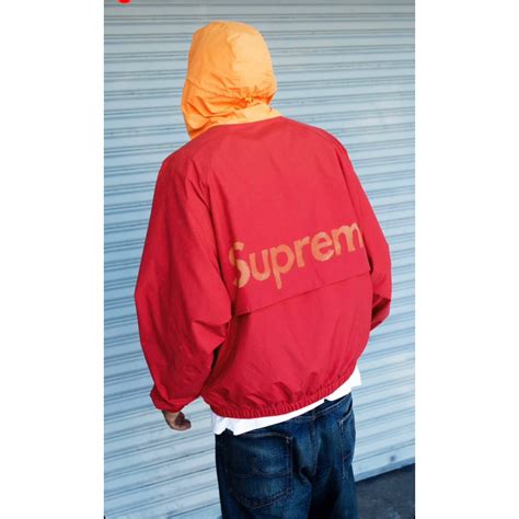 Supreme 2023 Week 17 Lightweight Nylon Hooded Jacket 紅色全新m號 蝦皮購物