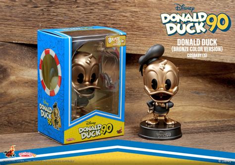 Disney Donald Duck Cosbaby Hot Toys Figurine Bronze Color Version Jac S Cave Of Wonders