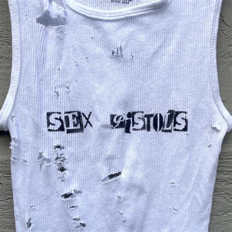 Distressed Sex Pistols Tank Ship Within Depop