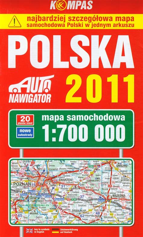 Polska Mapa Samochodowa Books Amazon Ca