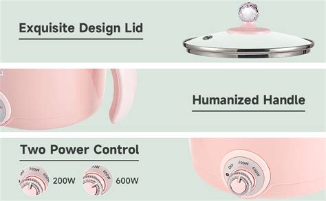 Amazon Dezin Hot Pot Electric L Rapid Noodles Cooker Non Stick Electric Pot Perfect