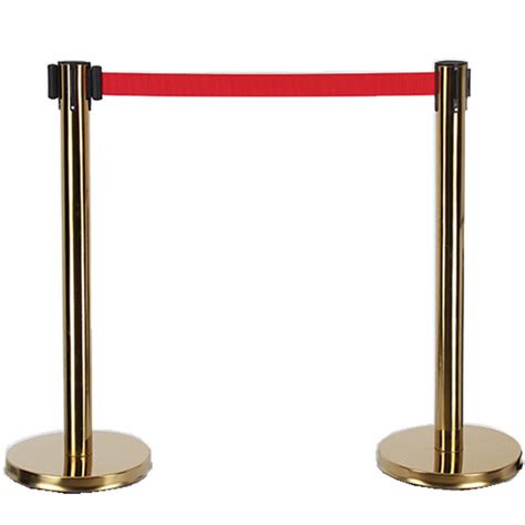 Eco Friendly Outdoor Stainless Steel Retractable Belt Barrier Stand