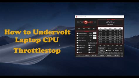 How To Undervolt Laptop Cpu Throttlestop Guide Youtube