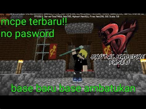 Rilis Map Brutal Hadcore Fase V Mcpe Youtube