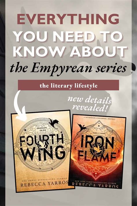 Fourth Wing Series In Order The Empyrean With Book 3