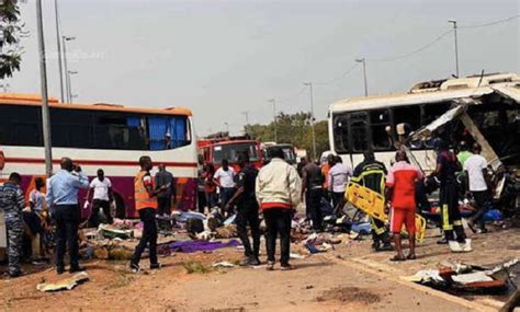 Accident Sur La Route De Kaffrine Bougane Gu Ye Dany Profond Ment