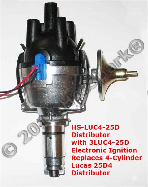 New 25D4 Replacement Electronic Distributor For Vehicles With Points