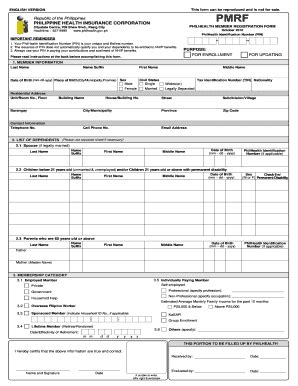 Philhealth Form Cf Fill And Sign Printable Template Online