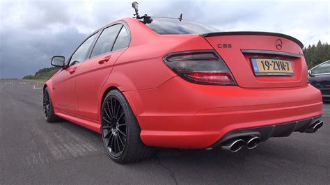 Mercedes C63 AMG W IPE Exhaust LOUDEST C63 EVER YouTube