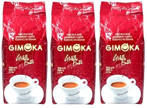 Кофе Gimoka Gran Bar в цельных зернах 4 x 1000 г - Типичный итальянский ...
