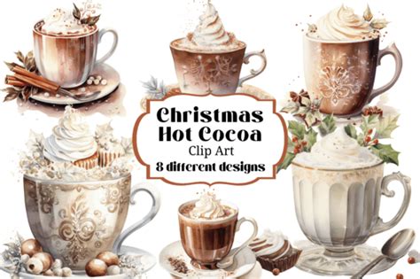 Christmas Hot Cocoa Clipart Transparent Graphic By Laura Beth Love Creative Fabrica