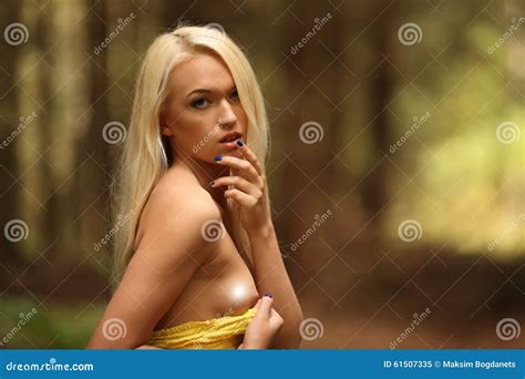 Portrait Of Nude Elegant Woman With Luxurious Hair Stock Image Image Of Lovely Fairy