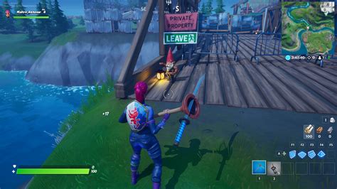 Fortnite D Truire Des Nains De Jardin Au Camp De La Morue Ou Au Fort