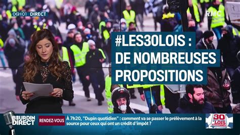 Opération Les30Lois de RMC voici vos premières propositions de lois