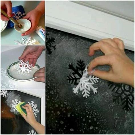 Como pintar ventanas con estilo navideño usando un solo ingrediente