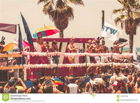 Tel Aviv Israel June Gay Pride Parade In Tel Aviv Israel Editorial Stock Photo