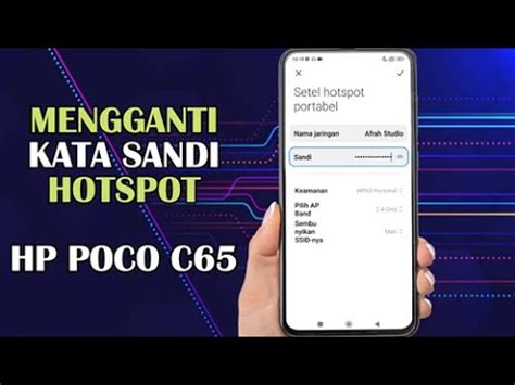 Cara Mengganti Kata Sandi Hotspot Di Hp POCO C65 YouTube