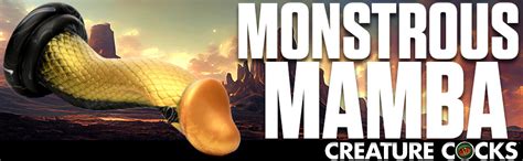 CREATURE COCKS Golden Mamba Dildo For Men Women Couples Firm And