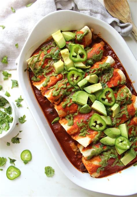 Black Bean Potato Vegan Enchiladas This Savory Vegan