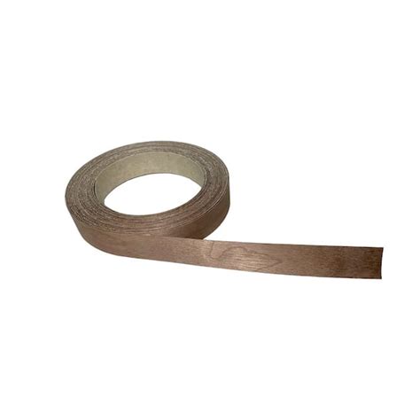 Edgemate In X Ft Prefinished Walnut Real Wood Veneer Edgebanding With Hot Melt