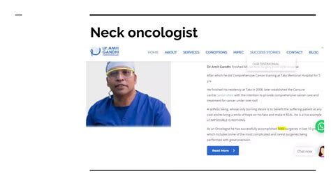 Head And Neck Oncologist In Mumbaipptx Free Download