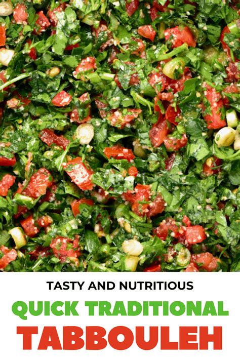 Lebanese Tabbouleh Salad - Alphafoodie