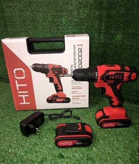 Дрель шуруповерт hito 20v, 42Hm, 2А/ч, кейс | Festima.Ru – частные ...