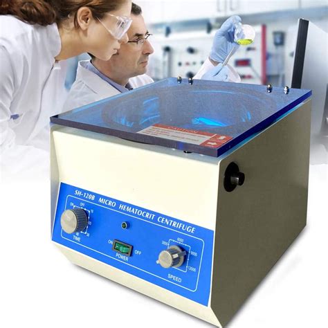 Fichiouy Electric Lab Centrifuge Electric Hematocrit Microhematocrit