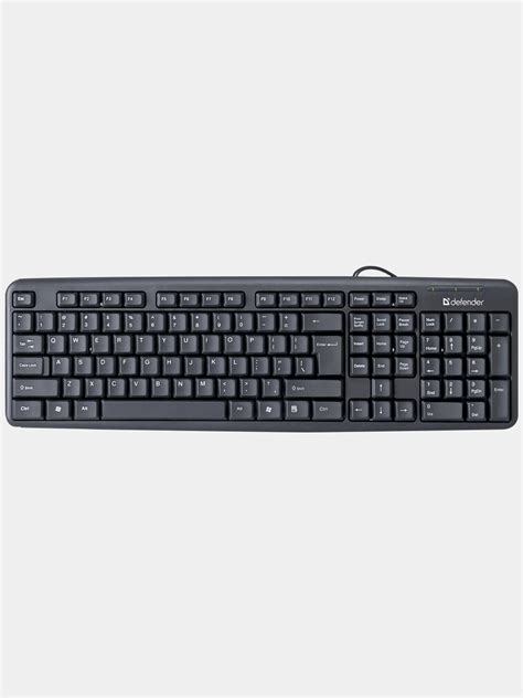 Клавиатура проводная Defender Element HB-520, USB купить по низким ...