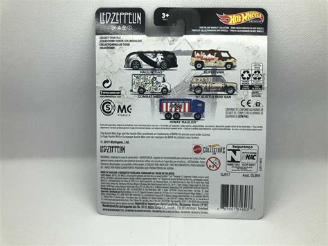 Hot Wheels Austin Mini Van Pop Culture Led Zeppelin