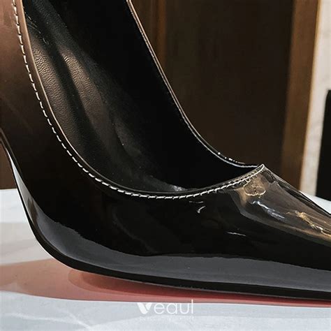 Hermoso Nude Degradado De Color Noche Charol Tacones 2021 Cuero 10 Cm Stilettos Tacones De