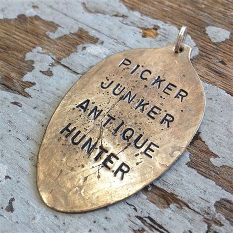 Stamped Vintage Upcycled Spoon Jewelry By Juliesjunquetique Metal