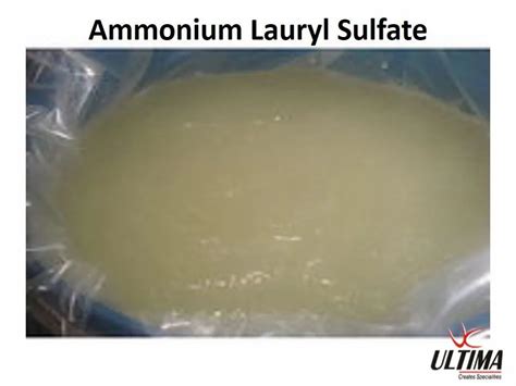 Ammonium Lauryl Sulfate at best price in Mumbai by Ultima Chemicals ...