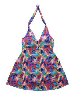 Maio De Vestido Saída Embutida Plus Size Em Moda Praia Bya Bikini Maiô Feminino