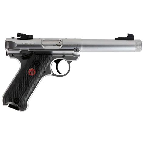 Ruger Mark Iv Target 22 Long Rifle 5 5in Stainless Pistol 10 1 Rounds Sportsman S Warehouse