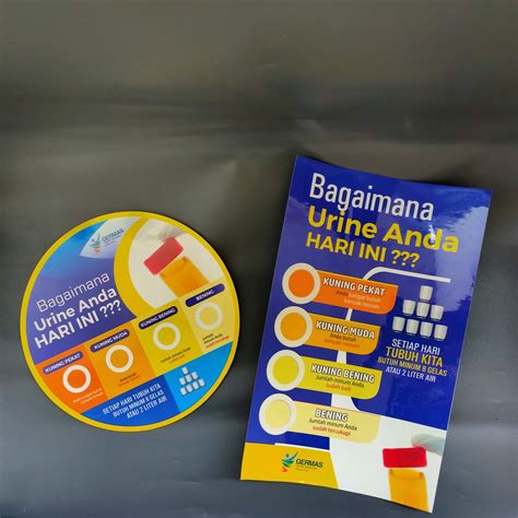 Jual Stiker Indikator Urine Stiker Vinyl Indikator Warna Urine