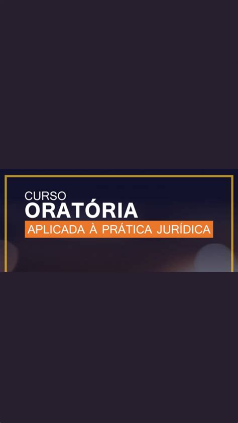 CURSO DE ORATÓRIA APLICADA À PRÁTICA JURÍDICA em Belém Sympla