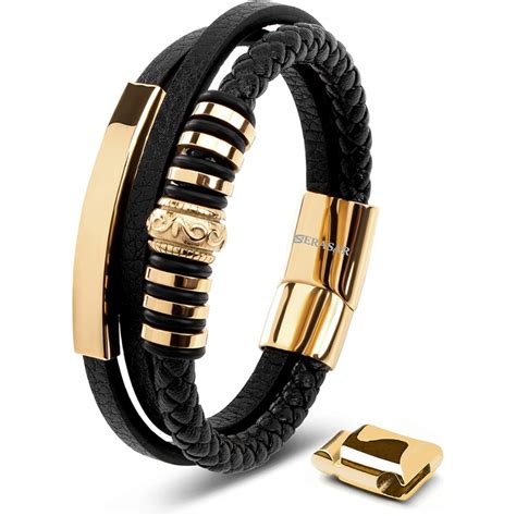 Le Meilleur Bracelet En Cuir Pour Homme Serasar Fermeture