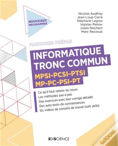 Informatique Tronc Commun Classes Prepas Mpsi Mp2i Pcsi Ptsi Bcpst