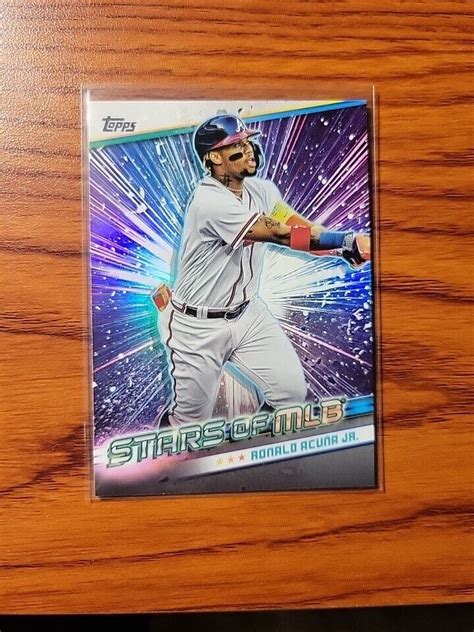 Topps Series Stars Of Mlb Smlb Ronald Acuna Jr Atlanta