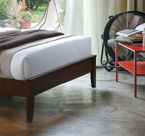 Dallas Grey Wooden And Fabric Bed Frame