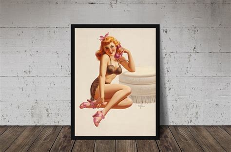 Set Of 42 Art Frahm Pin Up Posters Vintage American Pin Up Posters High Resolution Digital