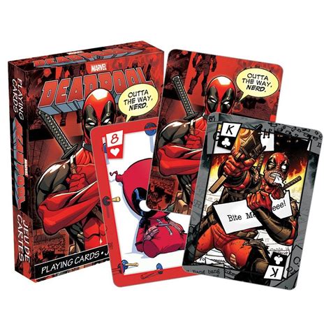 Deadpool Superhero Playing Cards