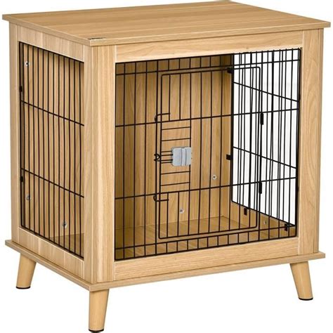 PawHut Cage Pour Chien Cage Pour Animaux Sur Pied Cage Chien Interieur