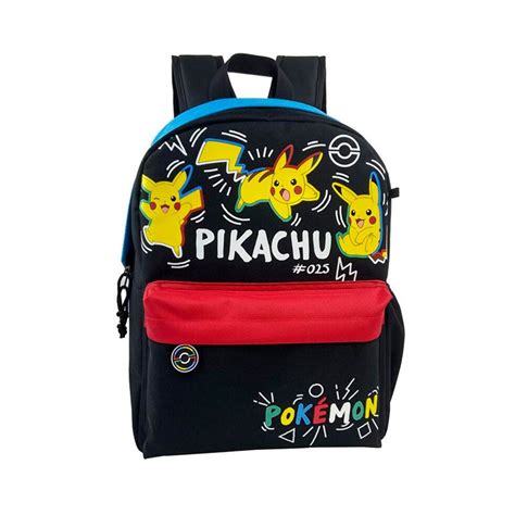 Mochila Juvenil Adaptable De Pok Mon