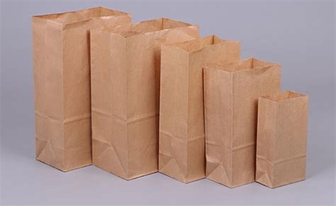 Pcs Best Square Bottom Kraft Paper Bag Free Caso Packing