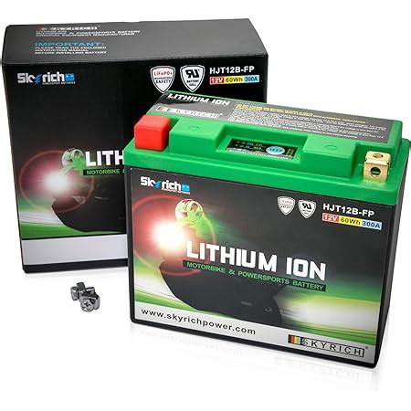 Amazon Fr Skyrich Batterie Moto Lithium Ytx Bs V Ah Hjx