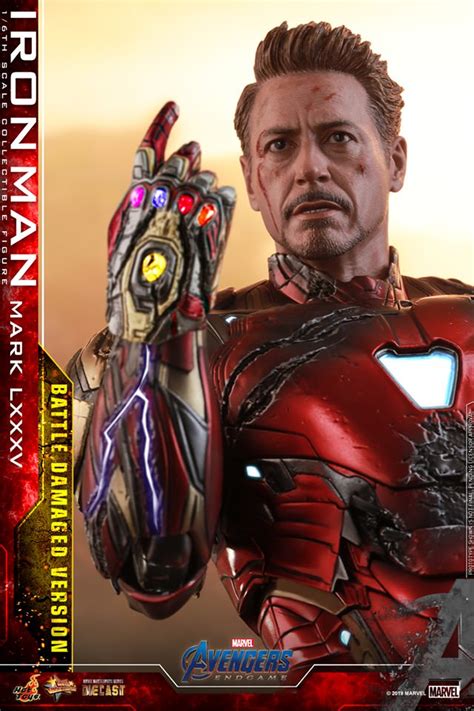 Hot Toys MMS D Avengers Endgame Iron Man Mark LXXXV Battle Damaged Hot Toys